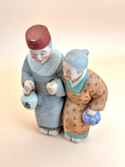 FT130 - Vintage Japanese Ceramic Folk Figurine