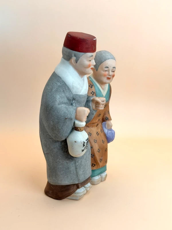 FT130 - Vintage Japanese Ceramic Folk Figurine