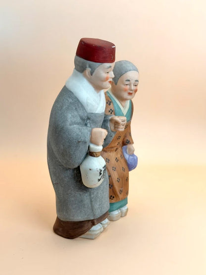 FT130 - Vintage Japanese Ceramic Folk Figurine