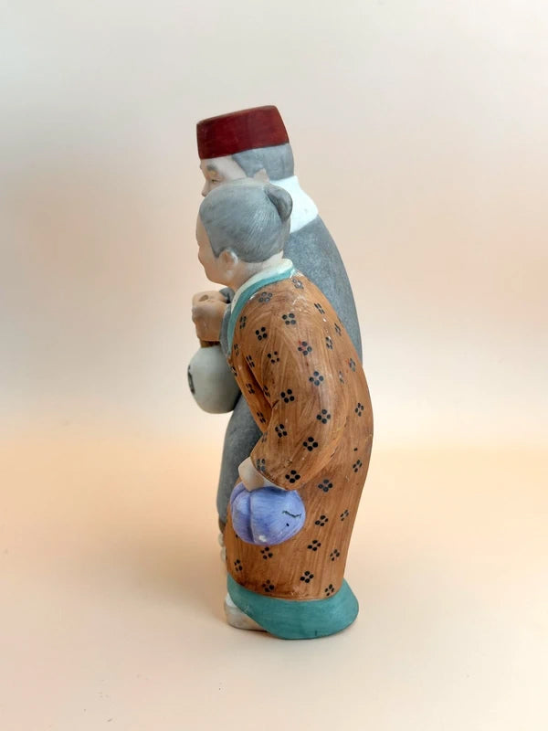 FT130 - Vintage Japanese Ceramic Folk Figurine