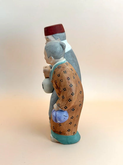 FT130 - Vintage Japanese Ceramic Folk Figurine