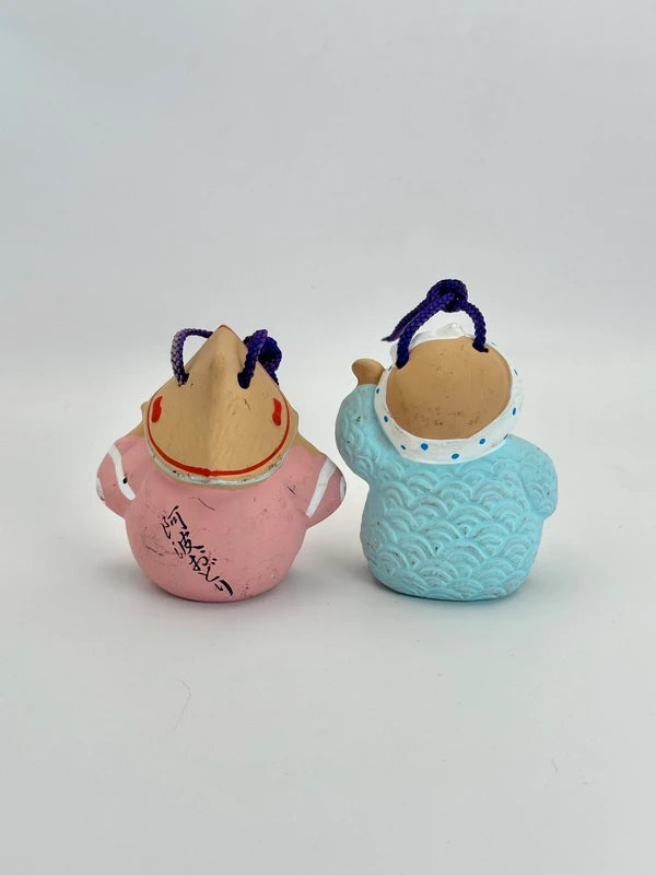 CB029 - Awa Odori Clay bell ornament Dorei 阿波おどり