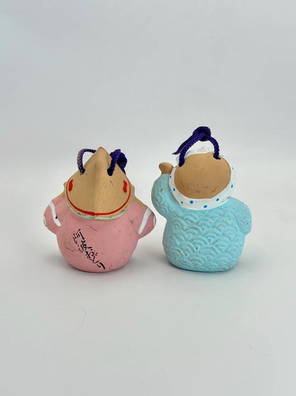 CB029 - Awa Odori Clay bell ornament Dorei 阿波おどり