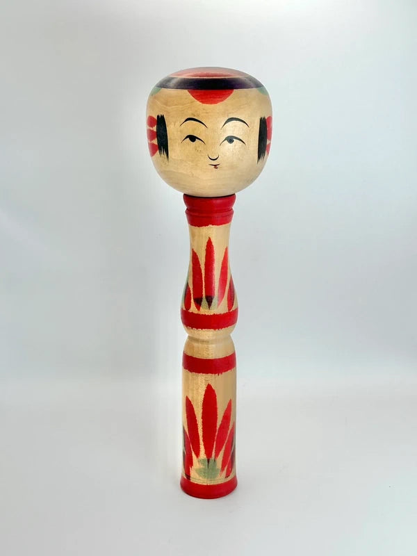 K30010 - Traditional Yajiro kokeshi by Eiichi Kokubun 国分栄一