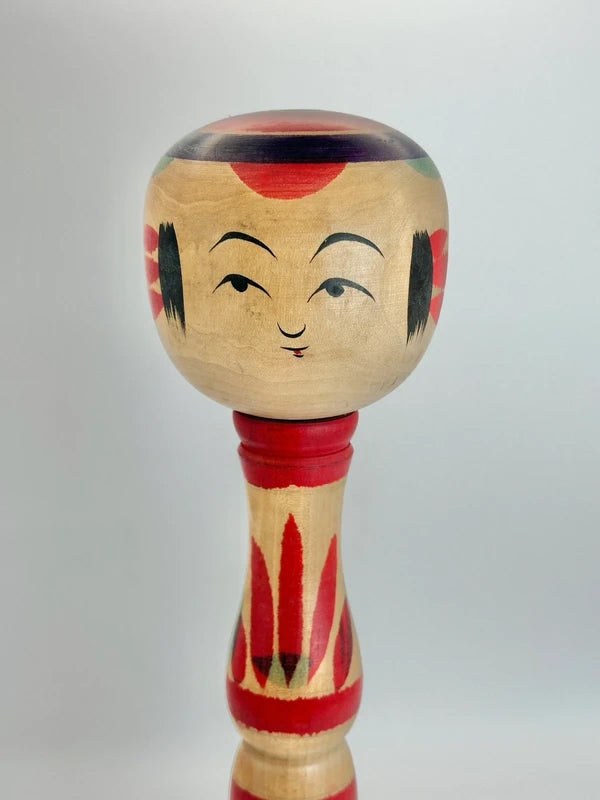 K30010 - Traditional Yajiro kokeshi by Eiichi Kokubun 国分栄一