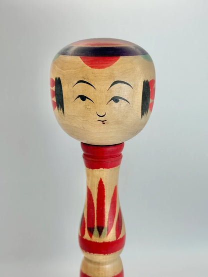 K30010 - Traditional Yajiro kokeshi by Eiichi Kokubun 国分栄一