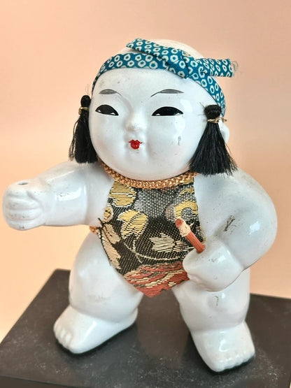FT93 - Japanese Folktoy Kintarō Doll 金太郎