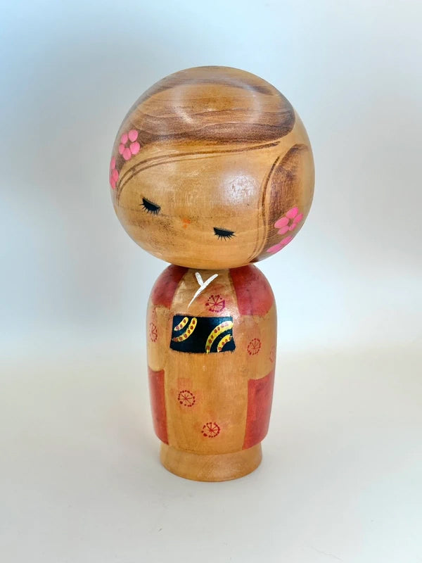 K20048 - Sosaku kokeshi by Hajime Miyashita 宮下はじめ