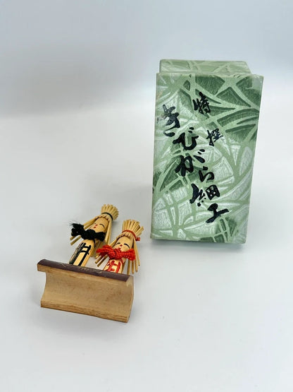 FT80 - Vintage Japanese folk toy bamboo︱ Amanohashidate 天の橋立