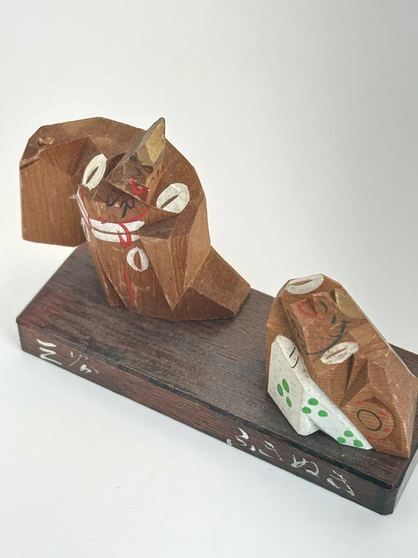 FT131 - Japanese craft Ittōbori Mikawa Manzai 三河万歳