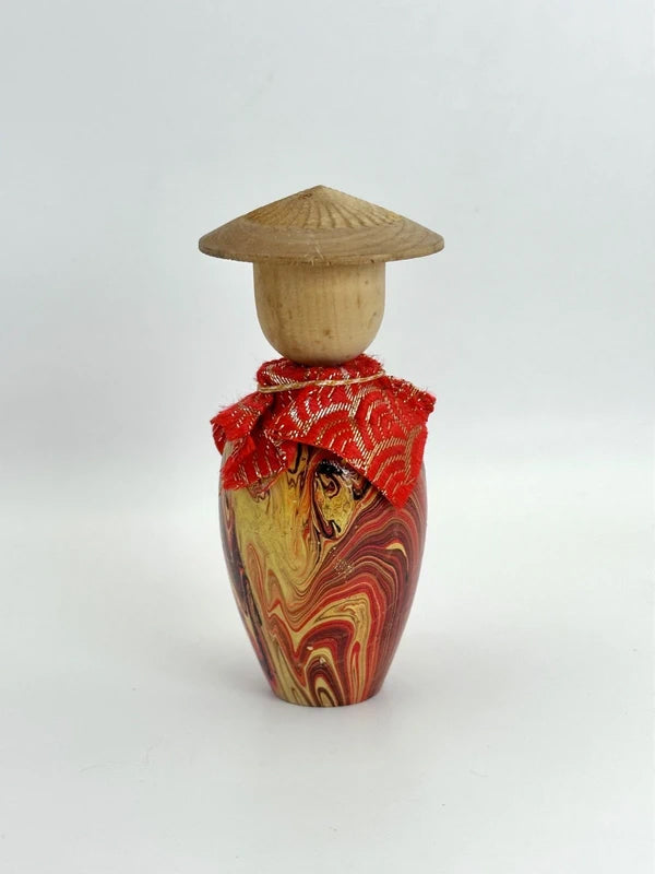 K10110 - Vintage omiyage kokeshi doll tokkuri