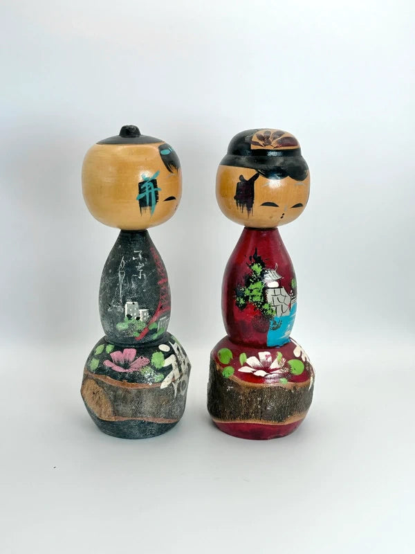K20077 - Ensemble de poupées kokeshi de Tokyo︱Tour de Tokyo 東京