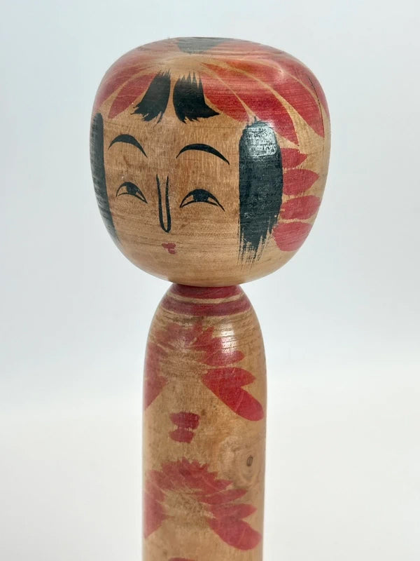 K18079 - Zao kokeshi by Naoshi Okazaki 岡崎直志