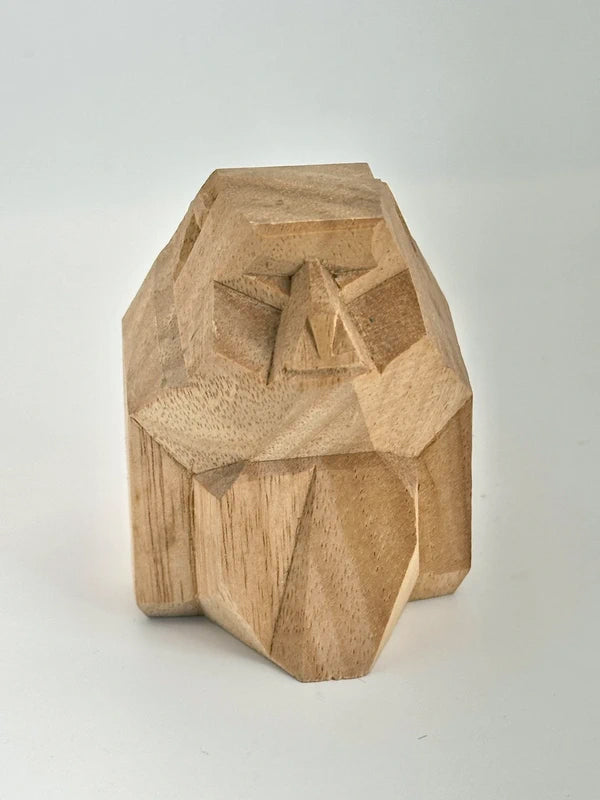 FT114 - Wood Carving Zodiac Monkey 伊勢神宮 干支一刀彫