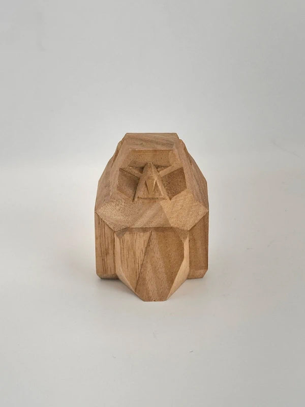 FT114 - Wood Carving Zodiac Monkey 伊勢神宮 干支一刀彫