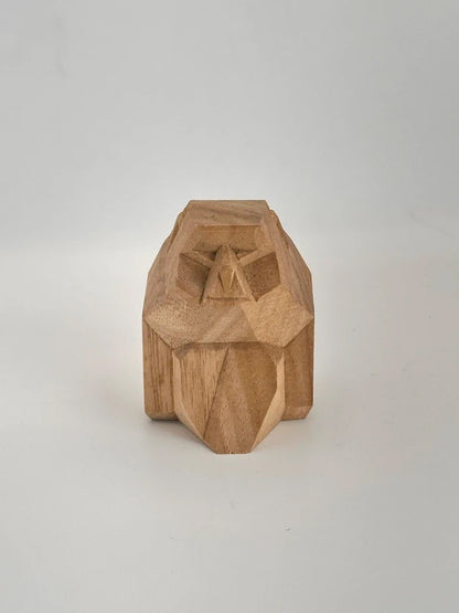 FT114 - Wood Carving Zodiac Monkey 伊勢神宮 干支一刀彫