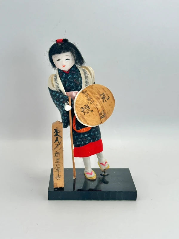 FT86 - Japanese folktoy omiyage doll︱Ishite-ji 石手寺