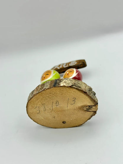 FT27 - Vintage Japanese apple kokeshi from Aomori