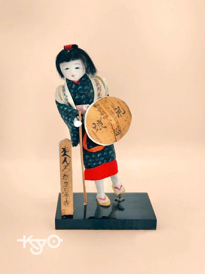 FT86 - Japanese folktoy omiyage doll︱Ishite-ji 石手寺