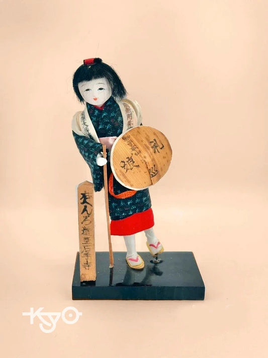 FT86 - Japanese folktoy omiyage doll︱Ishite-ji 石手寺
