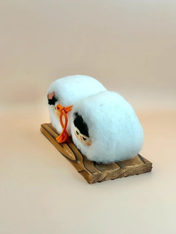 FT92 - Vintage Snow Baby Kokeshi Doll