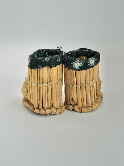 FT110 - Waraji-style straw boots folktoy︱Waraji 草鞋