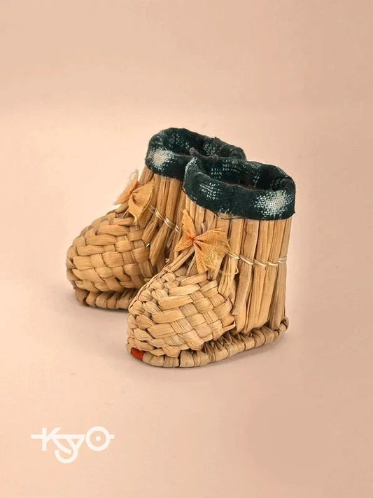 FT110 - Waraji-style straw boots folktoy︱Waraji 草鞋