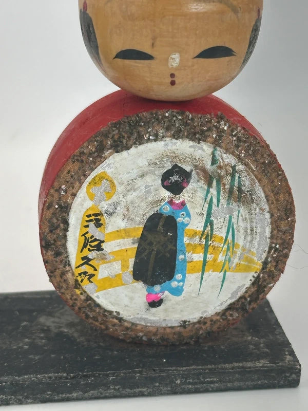 FT88 - Kyoto omiyage kokeshi doll︱Pagoda 五重塔