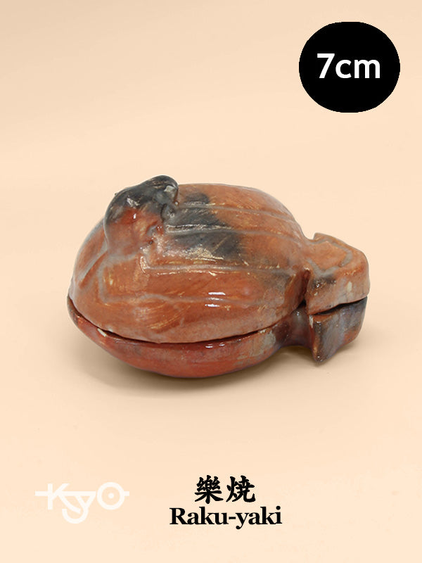 TB348 -  Raku-yaki  Kogo Box Lucky mallet 楽焼