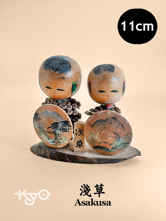 K10148 - Vintage Omiyage Kokeshi from Asakusa 浅草