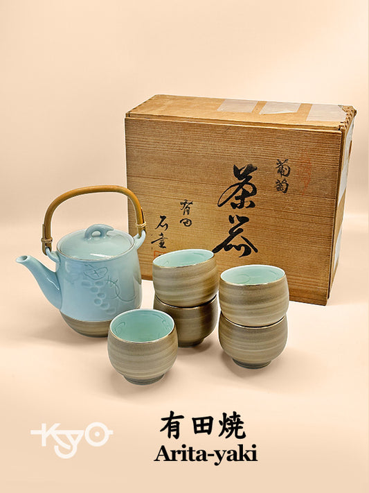 TB88 - Tea Set Grapes - Arita-yaki 有田焼