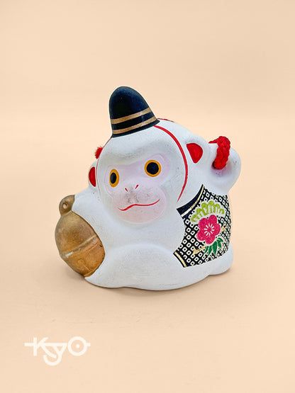 CB099 - Dorei Clay Bell Singe du Zodiaque