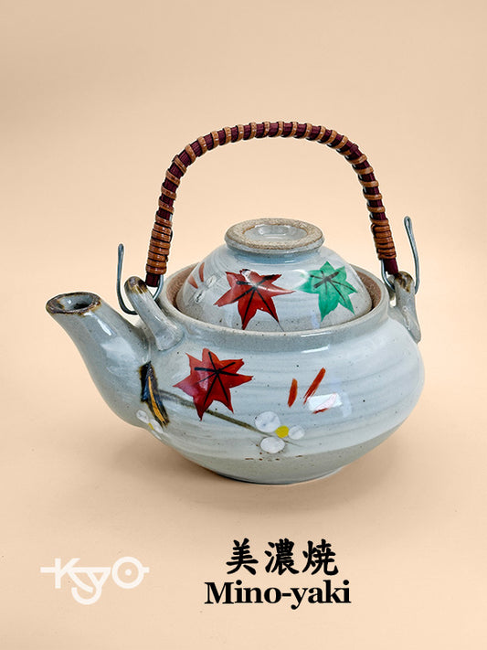 TB85 - Mino-yaki Tea Pot Manpō Kiln 萬宝窯