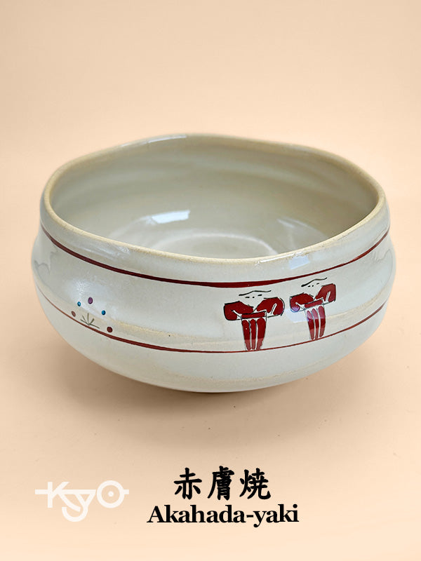 TC25 - Matcha Bowl Chawan of Akahada-yaki 赤膚焼