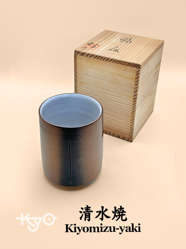 TB78 - Kiyomizu-yaki Tea Cup by Nishikawa Minoru 西川實