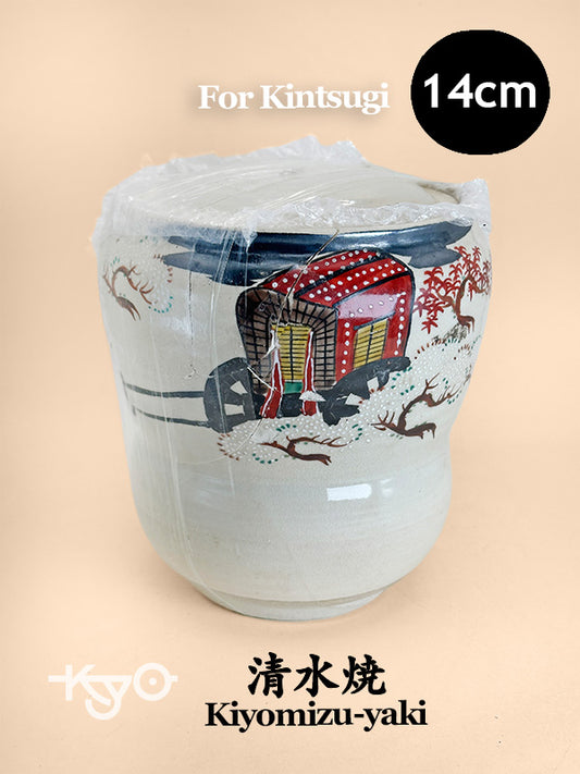 TC100 -  Kiyomizu-yaki mizusashi for Kintsugi