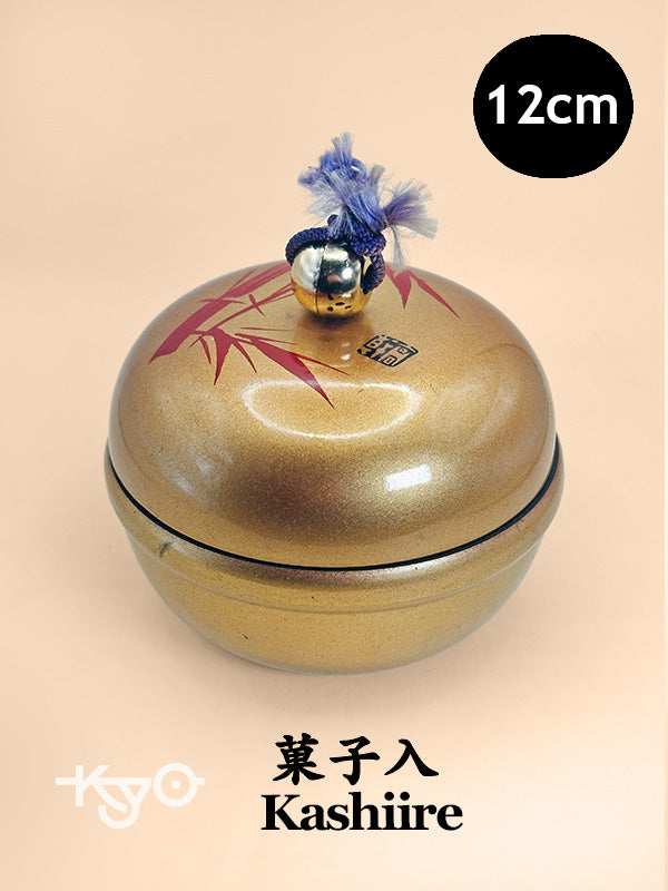 TB139 - Vintage Lacquer-Style Kashiire Box 菓子入