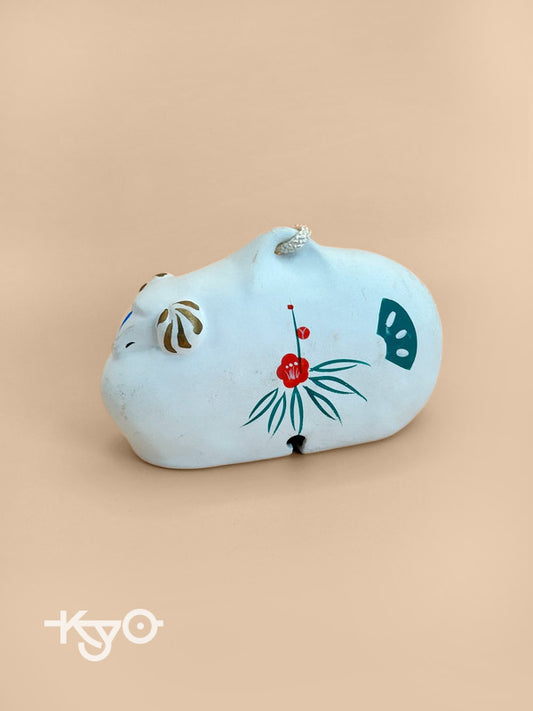 CB020 - Clay bell ornament Dorei Sheep