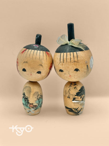 K15036 - Onesen souvenir Japanese kokeshi doll