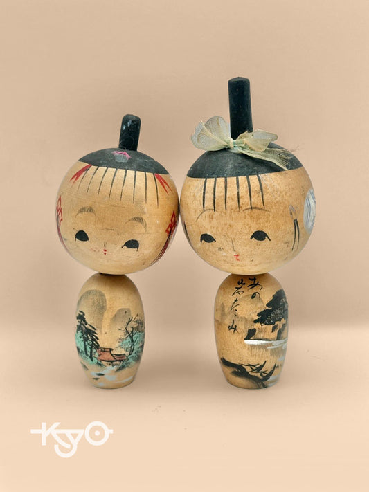 K15036 - Onesen souvenir Japanese kokeshi doll