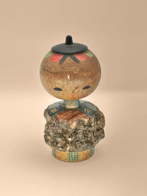 Poupée Onsen kokeshi vintage Japon