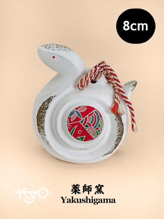 CB250 - Clay bell Dorei Snake of Yakushigama 薬師窯