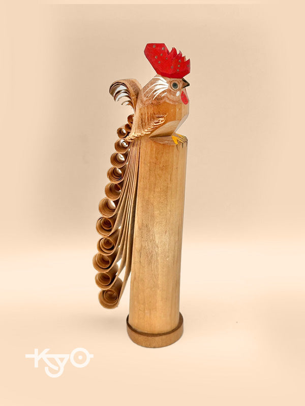 FT12 - vintage folk toy chicken Sasano Ittobori