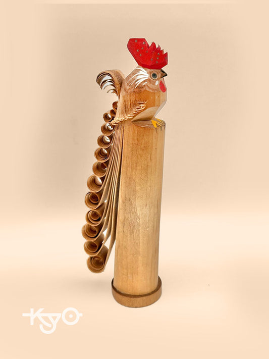 FT12 - vintage folk toy chicken Sasano Ittobori