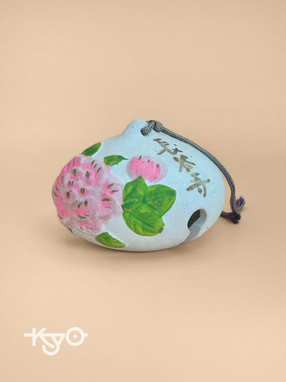 CB016 - Clay Bell Ornament Dorei Hasedera Temple
