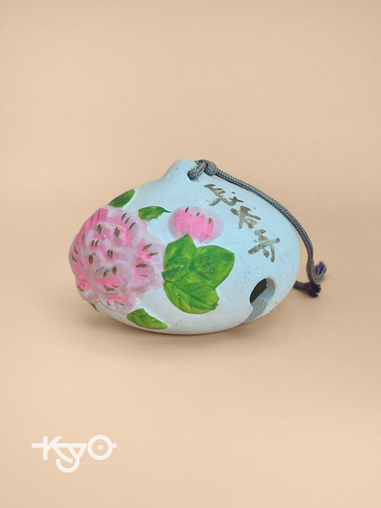 CB016 - Clay Bell Ornament Dorei Hasedera Temple