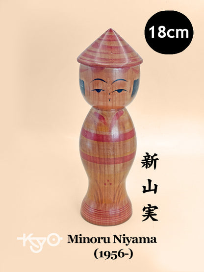 K18119 - Yajiro Kokeshi by Minoru Niyama 新山実