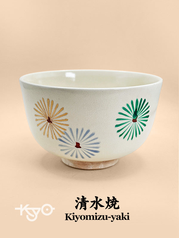 TC40 -  Kiyomizu-yaki Chawan matcha bowl 清水焼