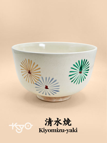 TC40 -  Kiyomizu-yaki Chawan matcha bowl 清水焼