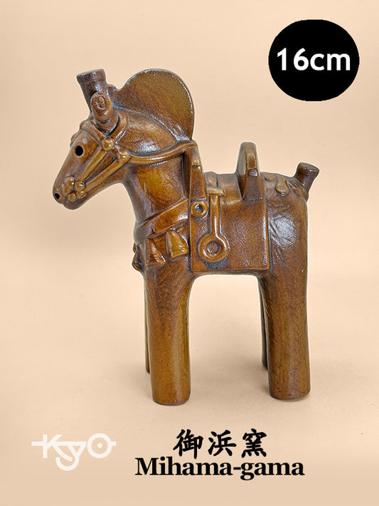 FT322 - Folk Craft Horse of Mihama Kiln 御浜焼